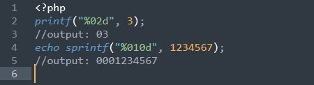 php add leading zeros|PHP: str.